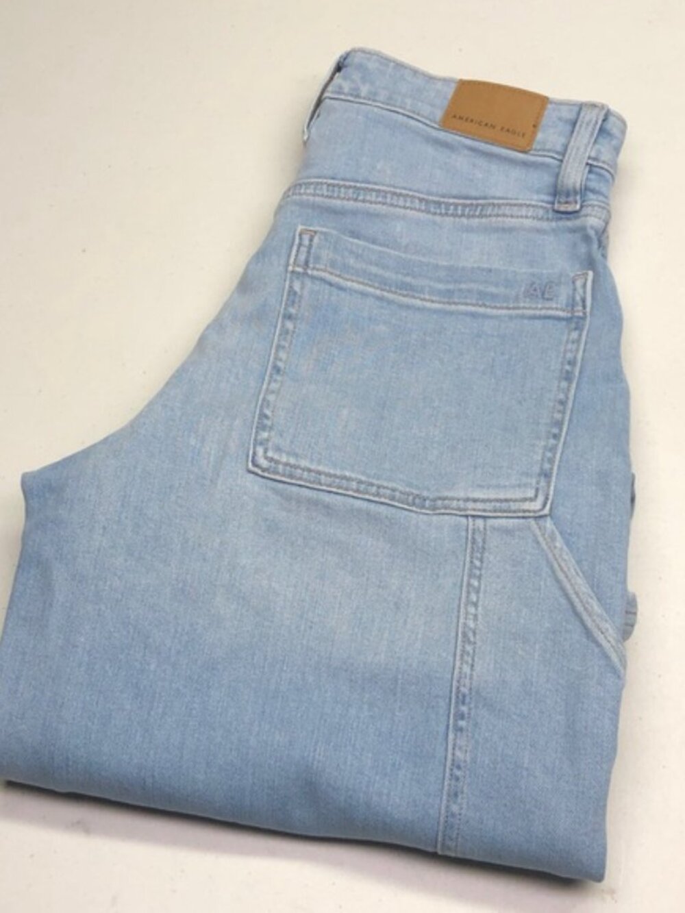 AMERICAN EAGLE SUPER HIGH-RISE BAGGY WIDE LEG JEANS 2/26x30 ⭐️